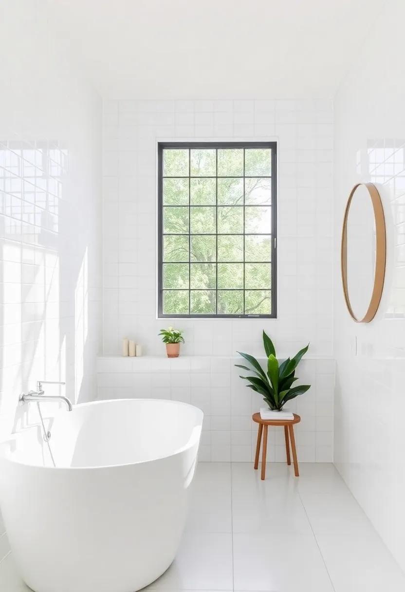 Natural Light and Reflection: The Impact of Windows‌ on Bathroom​ Serenity