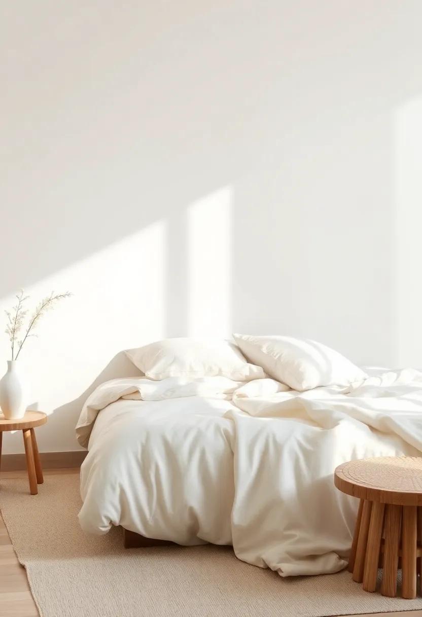Organic Bedding:‍ Invest ‍in⁤ high-quality, organic cotton or⁤ linen bedding for⁢ a breathable, soothing touch‌ that⁤ enhances ⁢relaxation