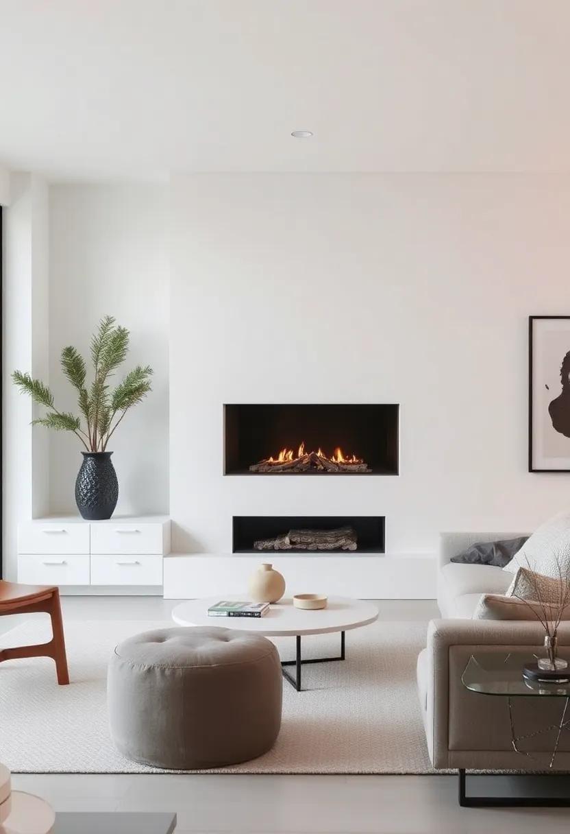 Innovative Placement Ideas for Small ⁢Living Room Fireplaces