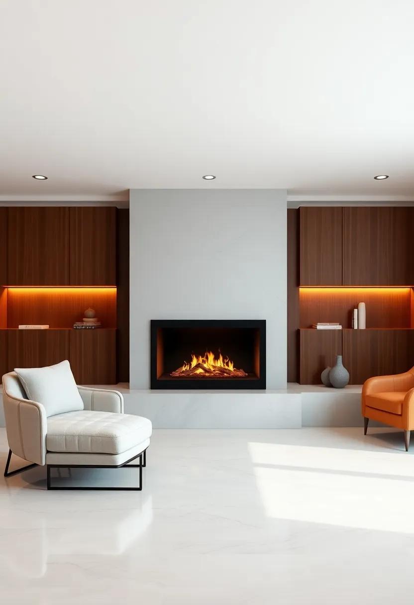 The Allure of Clean Lines: Exploring Minimalist Fireplace​ styles