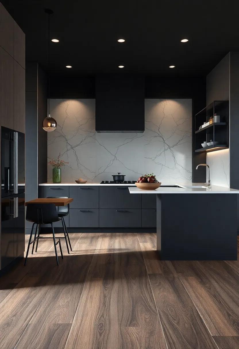 Sophisticated Dark Hues: Bold ‌Flooring ‍Choices ‌for a Glamorous Kitchen