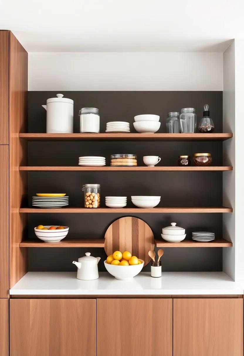 Arrange⁢ your shelves ⁤thematically, such as a baking shelf or a breakfast station, to keep related items together⁣ and accessible