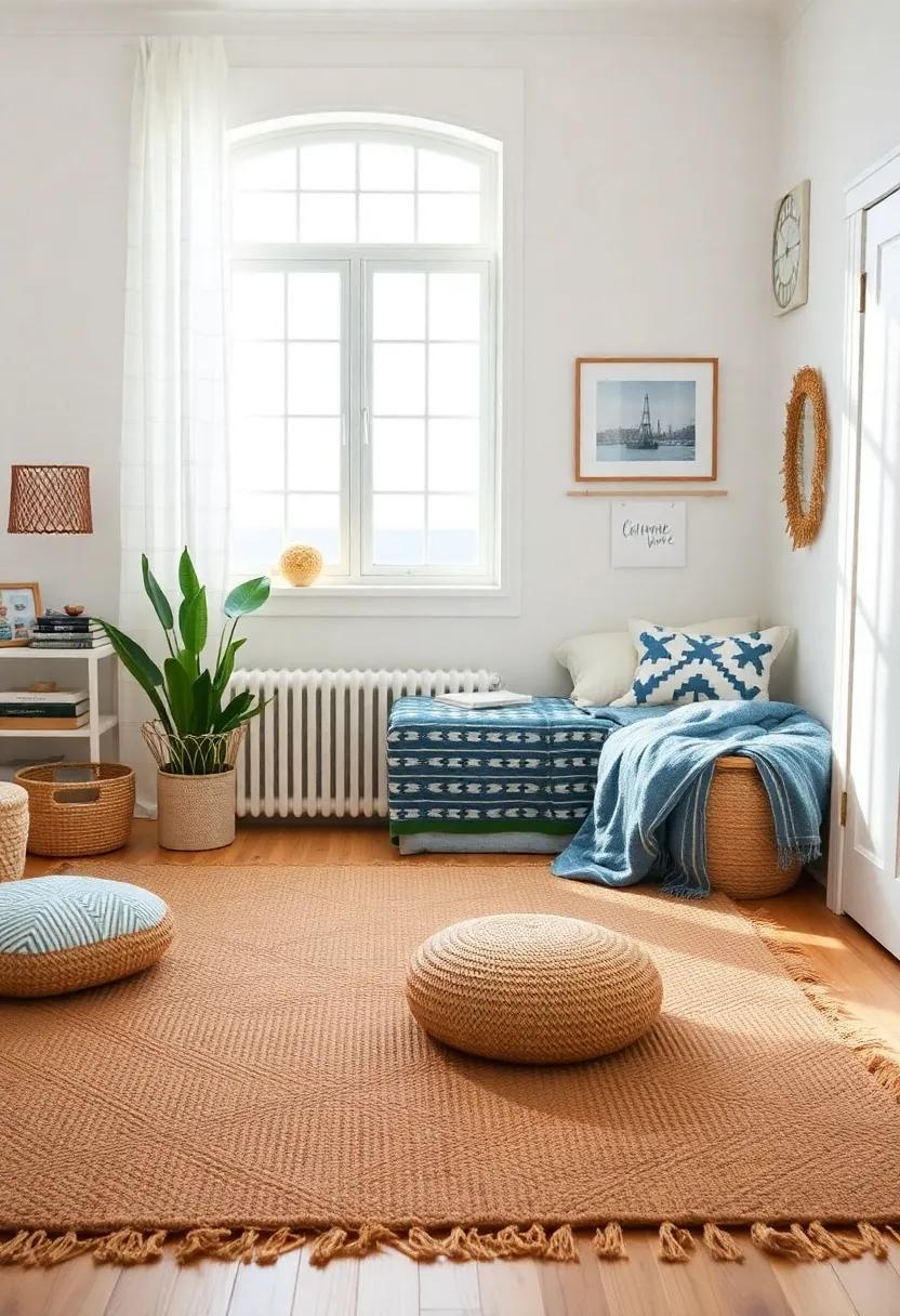 Beachy Rugs: Lay down a jute or‍ sisal rug​ to create warmth,evoking the feel⁣ of sandy beaches beneath ‍your teen’s ⁢feet