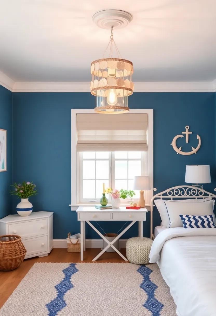 Maritime-Inspired‌ Lighting: Choose pendant lights resembling lanterns or ‍chandeliers with shell accents for a soft glow reminiscent of seaside evenings