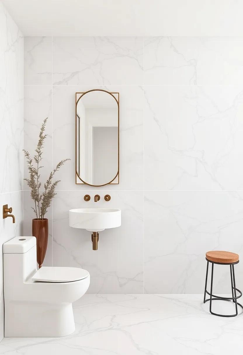 Modern ⁣Vintage: Witness the fusion of antique fixtures‌ with contemporary marble tiles for a bathroom that tells a story of style evolution