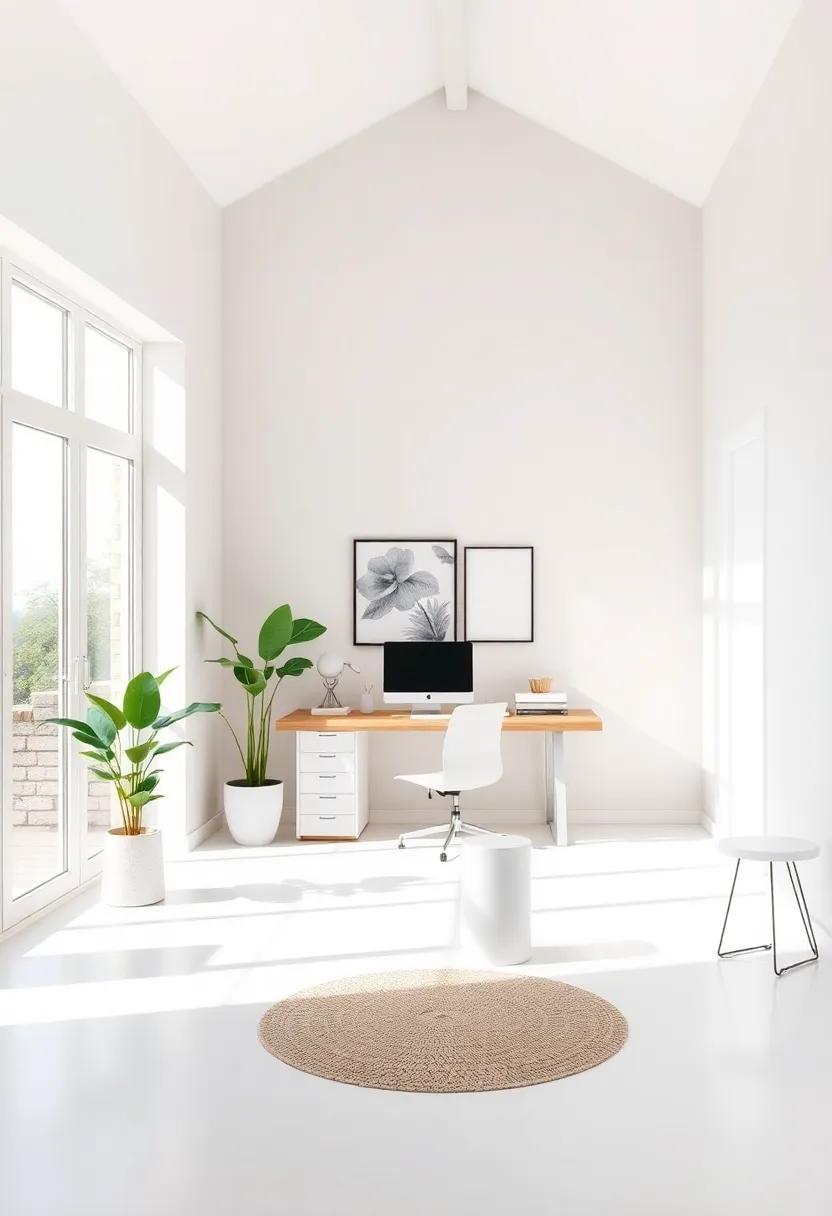 Natural Light Oasis: Large windows and a⁢ pale color ⁣palette make the most of sunlight,⁣ energizing ⁣the space and improving concentration