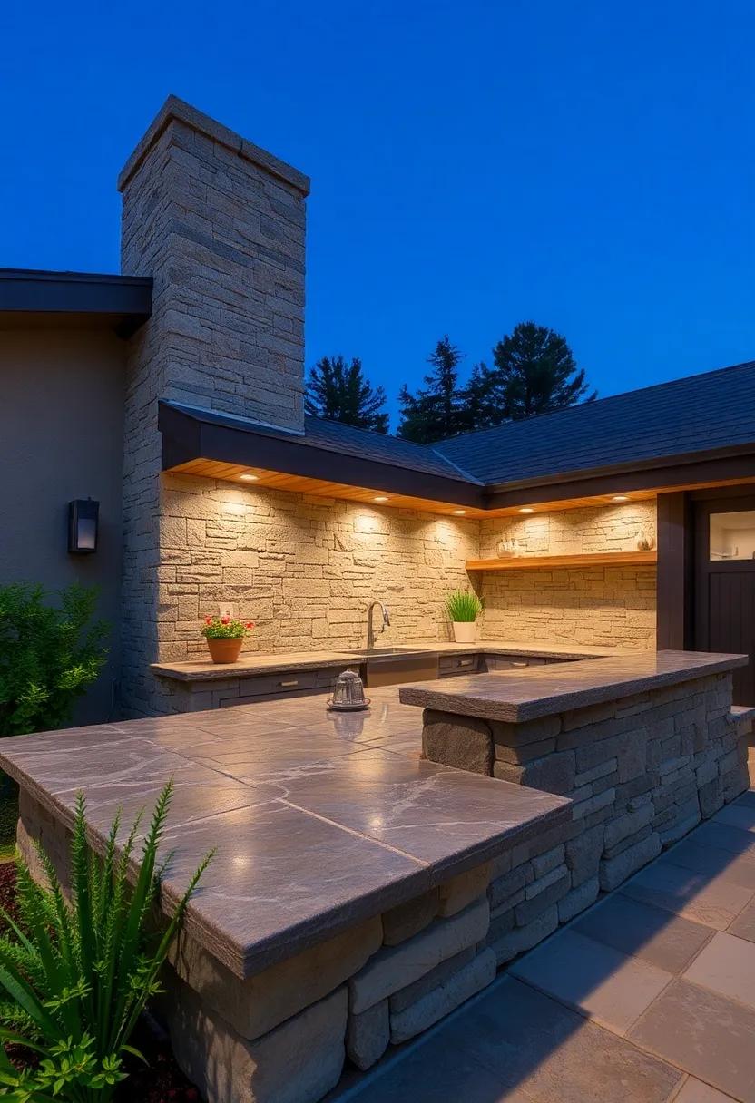 Nature's Palette:‌ Incorporating river rocks and natural stone in the design harmonizes with surrounding landscapes, offering a seamless integration with nature