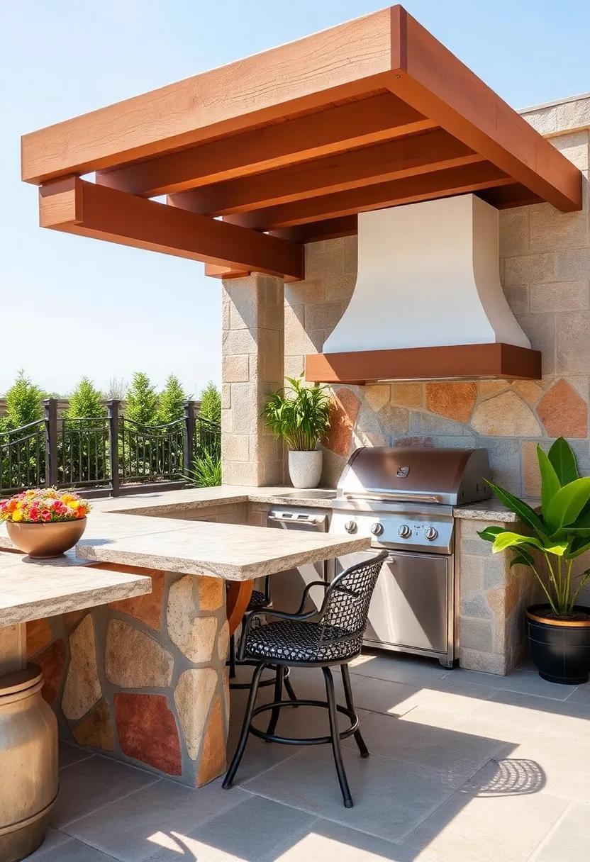 Whimsical Elements: Brightly‌ colored stone accents and quirky designs introduce playfulness, ‌making‌ your ​outdoor⁣ kitchen a ‌fun and inviting place to cook