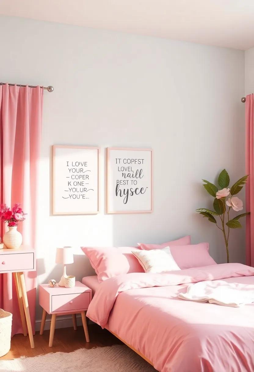 Whimsical wall‌ Art:‌ Decorate⁤ the walls⁤ with framed prints of inspiring quotes or⁣ whimsical designs featuring pastel tones that resonate with the teen's personality