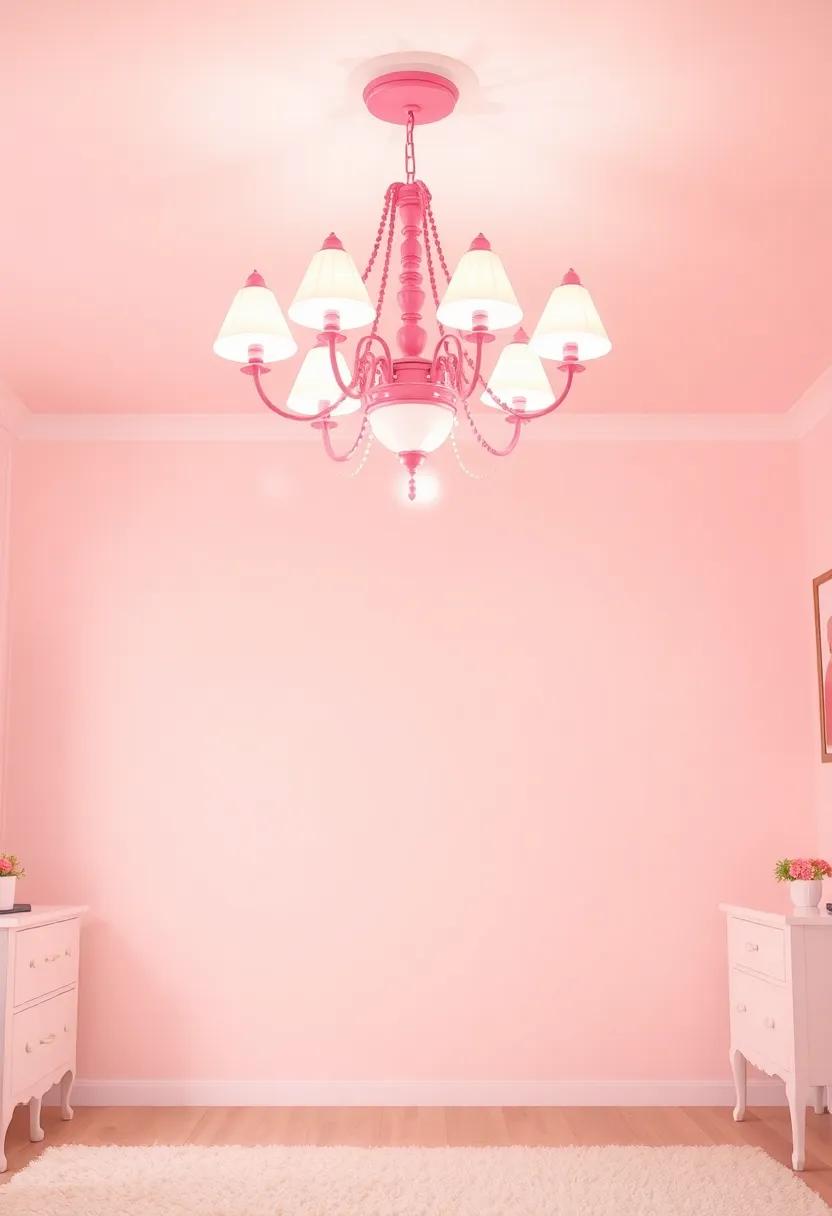 Fun ‍ceiling fixtures: Install a whimsical chandelier or⁤ light fixture in pastel tones to brighten the room and add ​a sense ‌of elegance