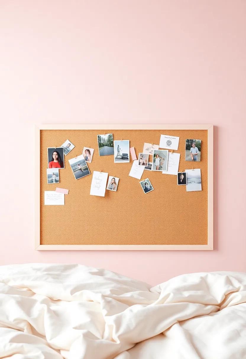Customizable Corkboard:‍ Set up a pastel pink corkboard where she ⁢can pin up photos,notes,and inspirations—perfect for ​expressing​ her‍ creativity