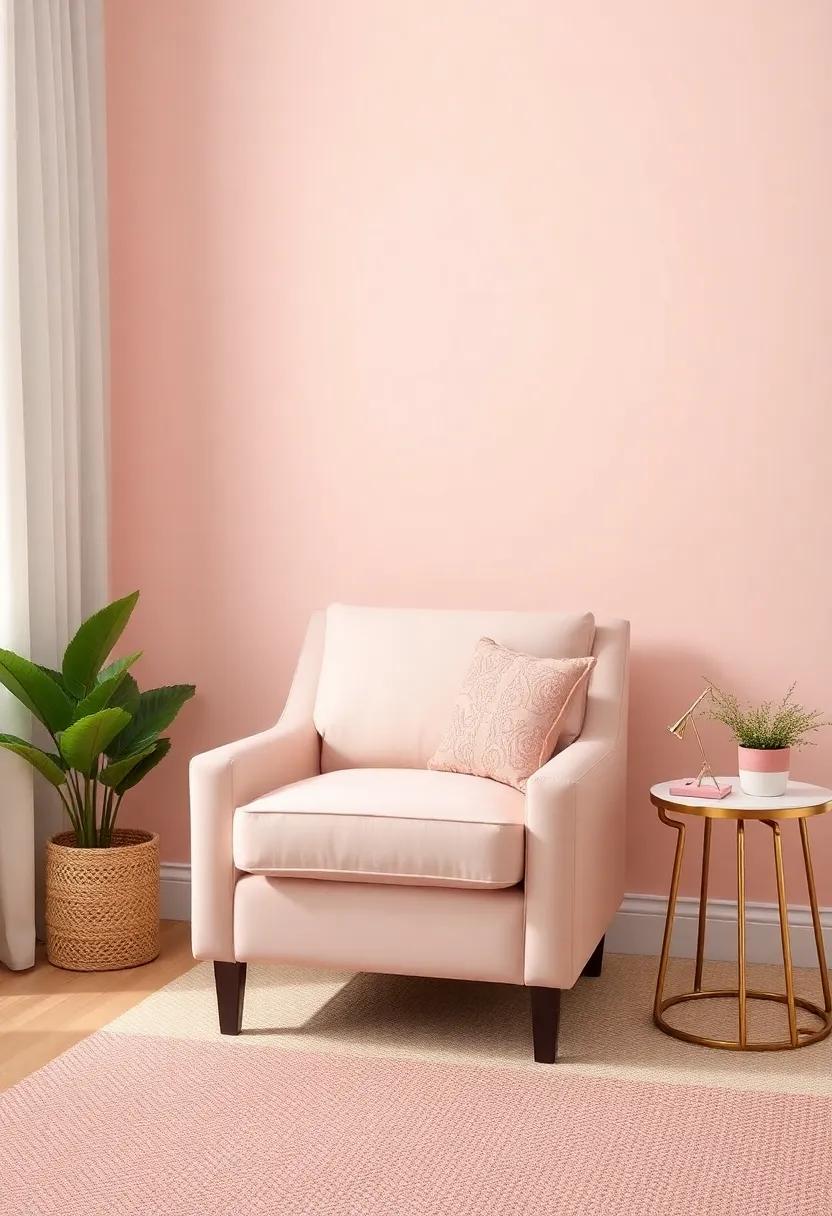Charming Accent​ Chair:​ Add a delightful‍ accent chair in‍ a light pastel shade for​ additional seating that also‍ serves as a ⁤decorative piece