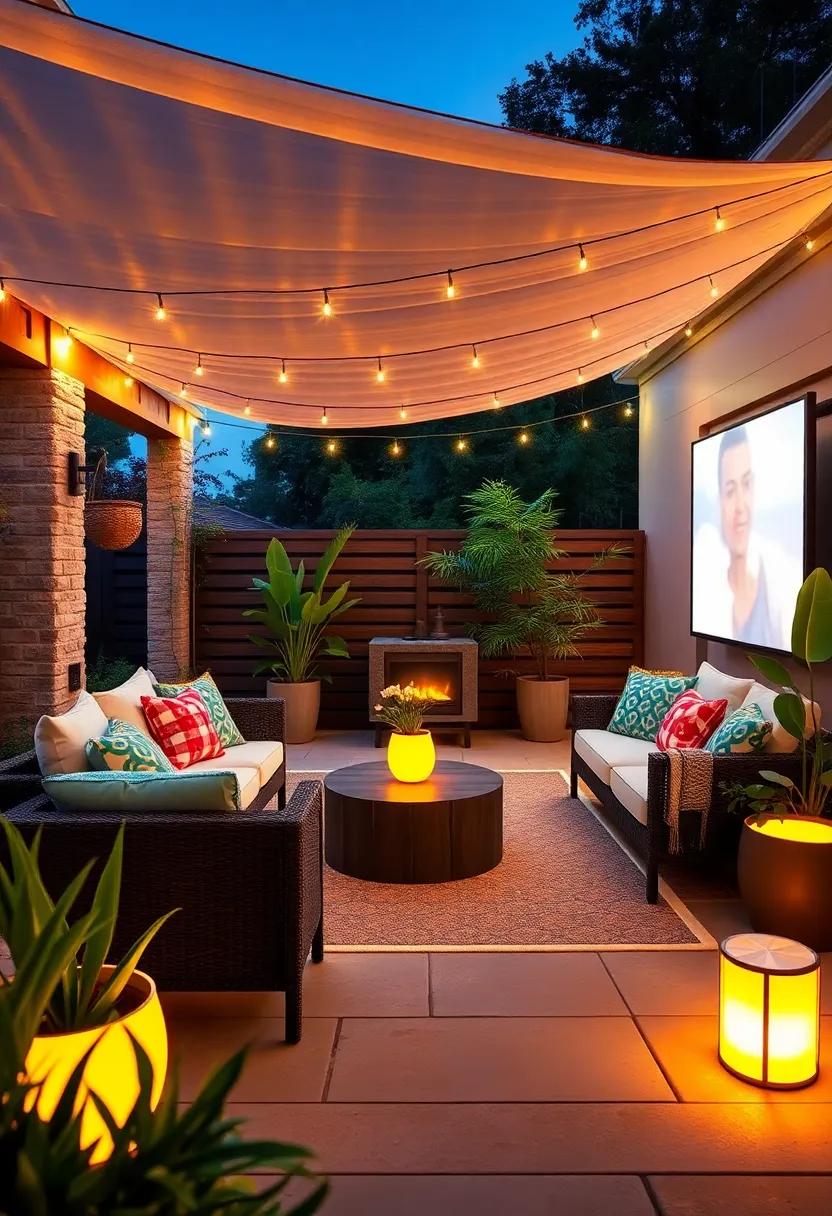 Glow-in-the-Dark Elements: Use glow-in-the-dark paint for decorative touches ​on furniture or pathways, creating an enchanting glow once the sun sets