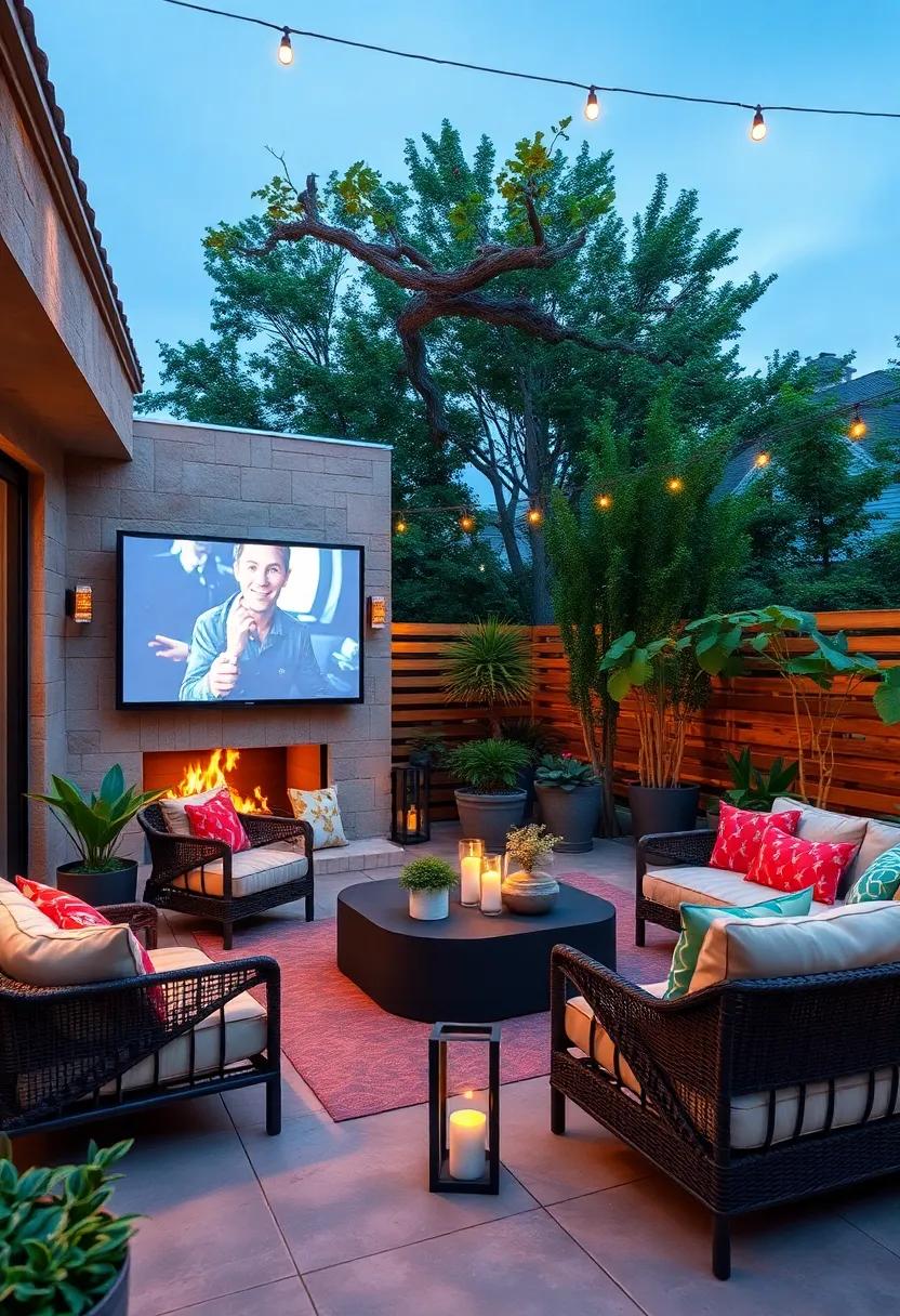 Outdoor Cooling Mist: Incorporate ‌a misting system ⁤or​ fans to keep your space cool during warmer evenings, ensuring ⁣comfort while watching movies