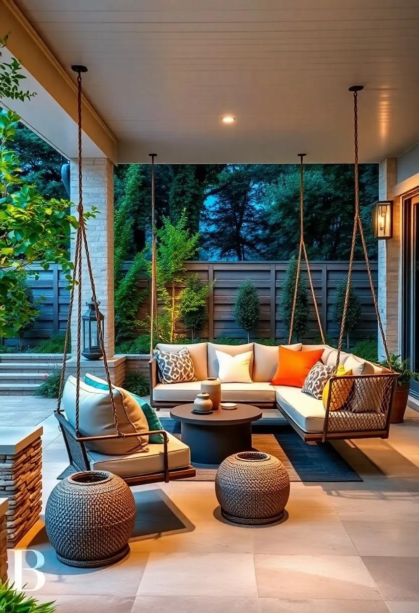 Swing Seats: Install ​hanging swing seats or hammocks for a relaxed ⁣seating option that adds a playful touch to‍ movie nights under the stars