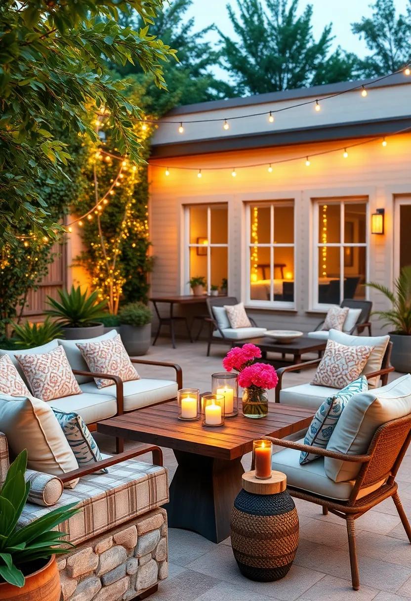 Scented⁤ Candles: Place scented candles on⁢ tables to introduce delightful aromas while providing soft illumination ‌and ‍further enhancing the‌ outdoor ‍atmosphere