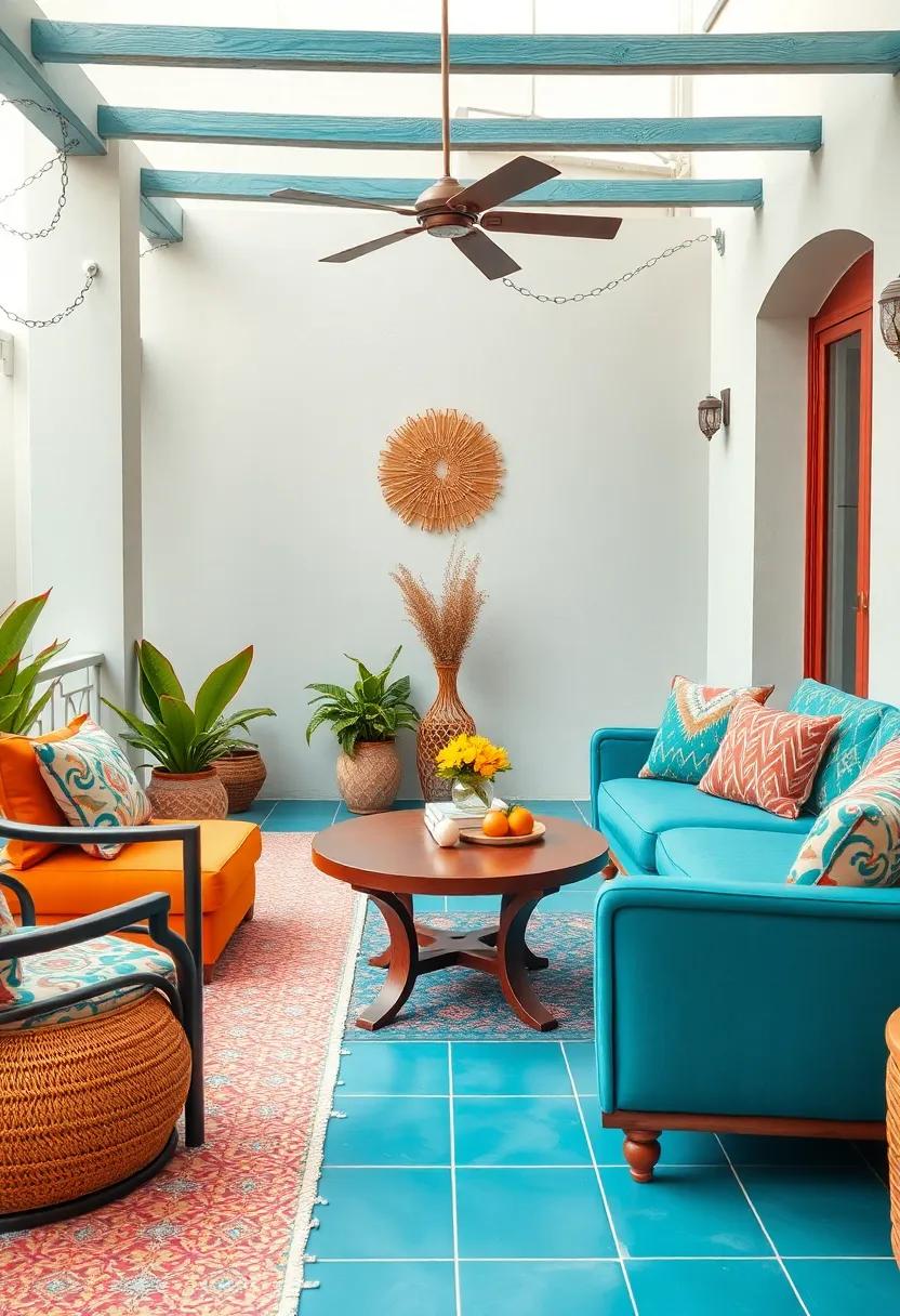 Bright and⁣ Breezy Bohemian: Vibrant colors ‌and ​eclectic patterns ⁣make⁢ for an‌ inviting area,encouraging relaxation with a touch of artistic flair