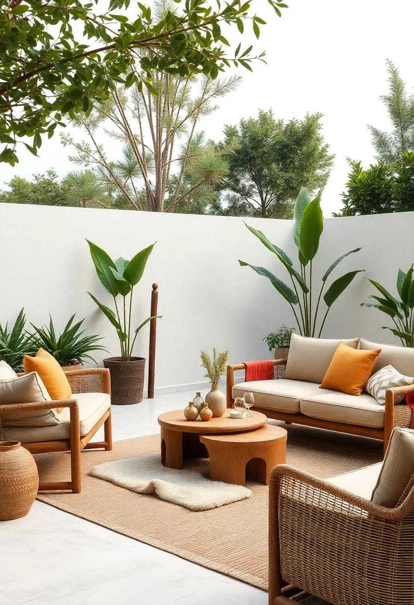 Nature-Inspired Elegance: Earthy tones and organic‍ shapes⁤ blend ​seamlessly ​in ⁤this lounge, emphasizing ‌comfort and‌ natural beauty