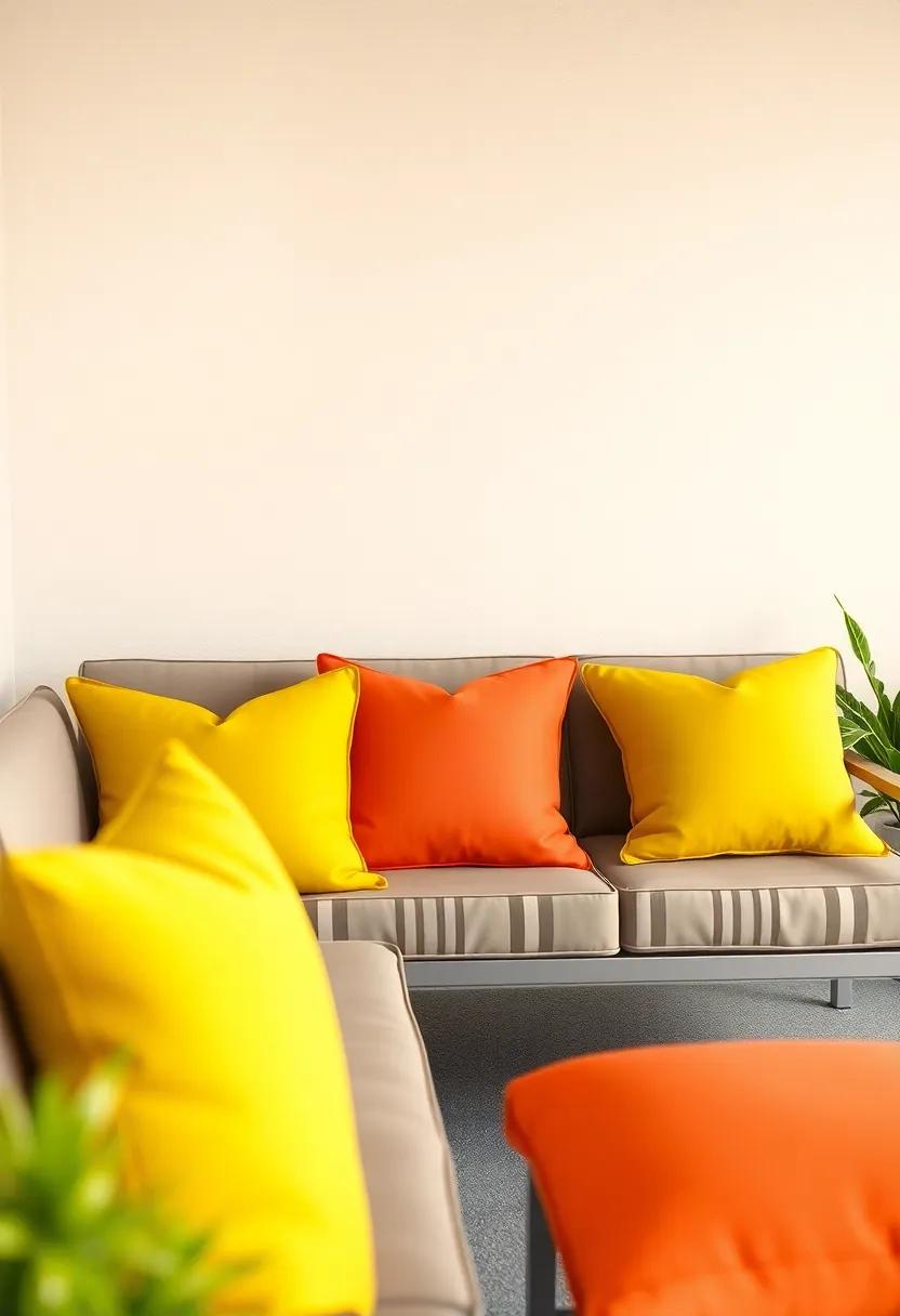 Create a serene corner ‍with a minimalist wooden bench, outfitted with soft outdoor cushions that⁢ bring comfort and tranquility to your evenings