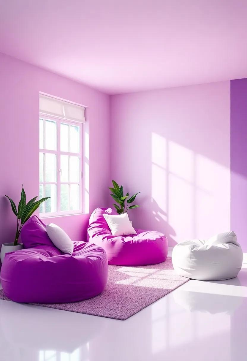 Comfortable‍ Bean‌ Bags and Seating ‍Areas Perfect for Lounging with Friends