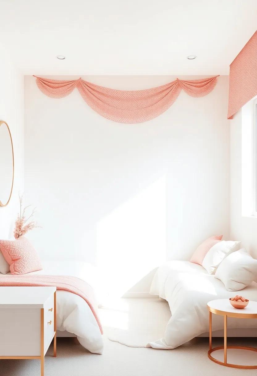 Combining Patterns and Textures with ​Rose gold for Visual Intrigue