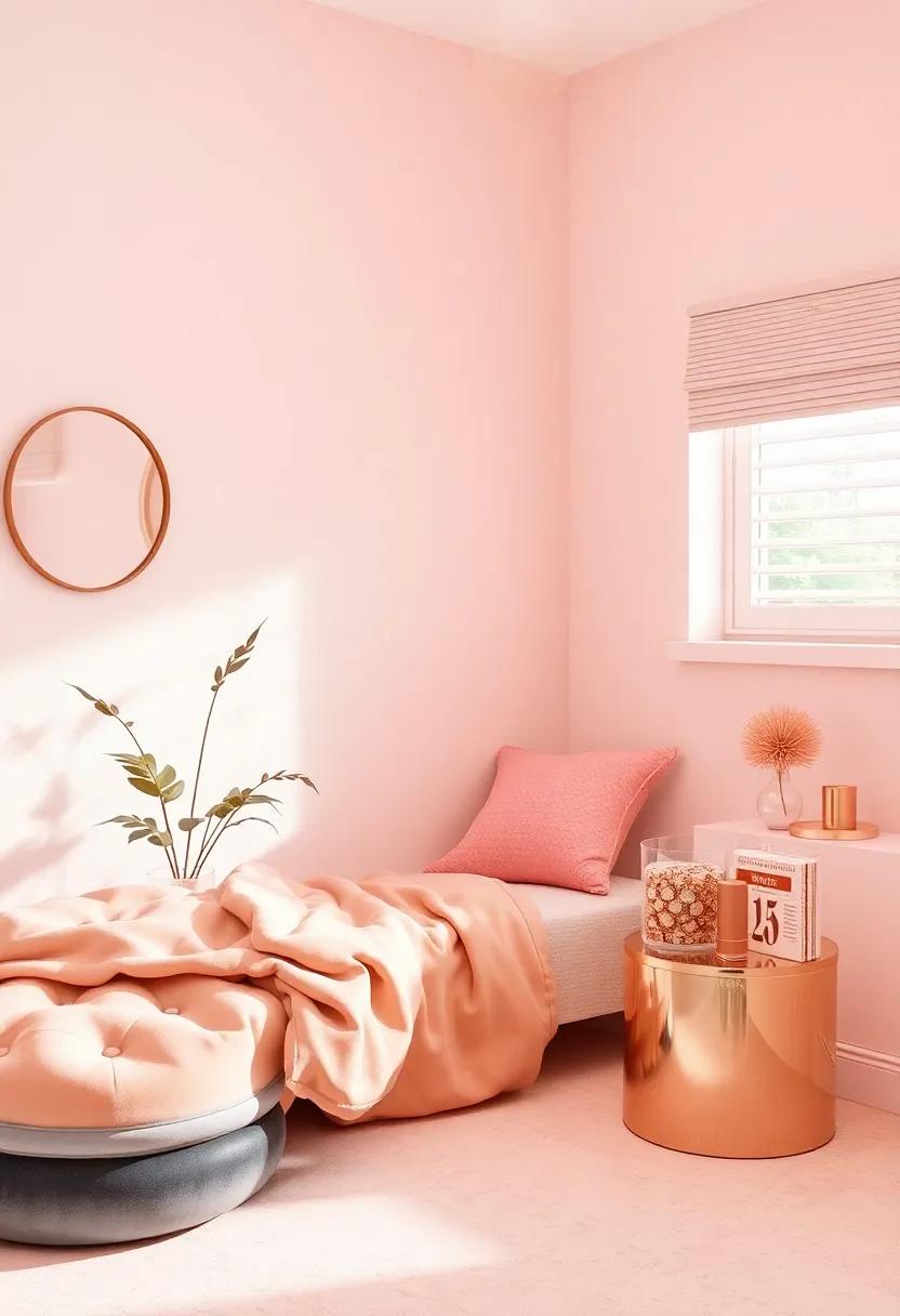 Creating a Cozy Reading Nook with Rose Gold and Feminine Touches