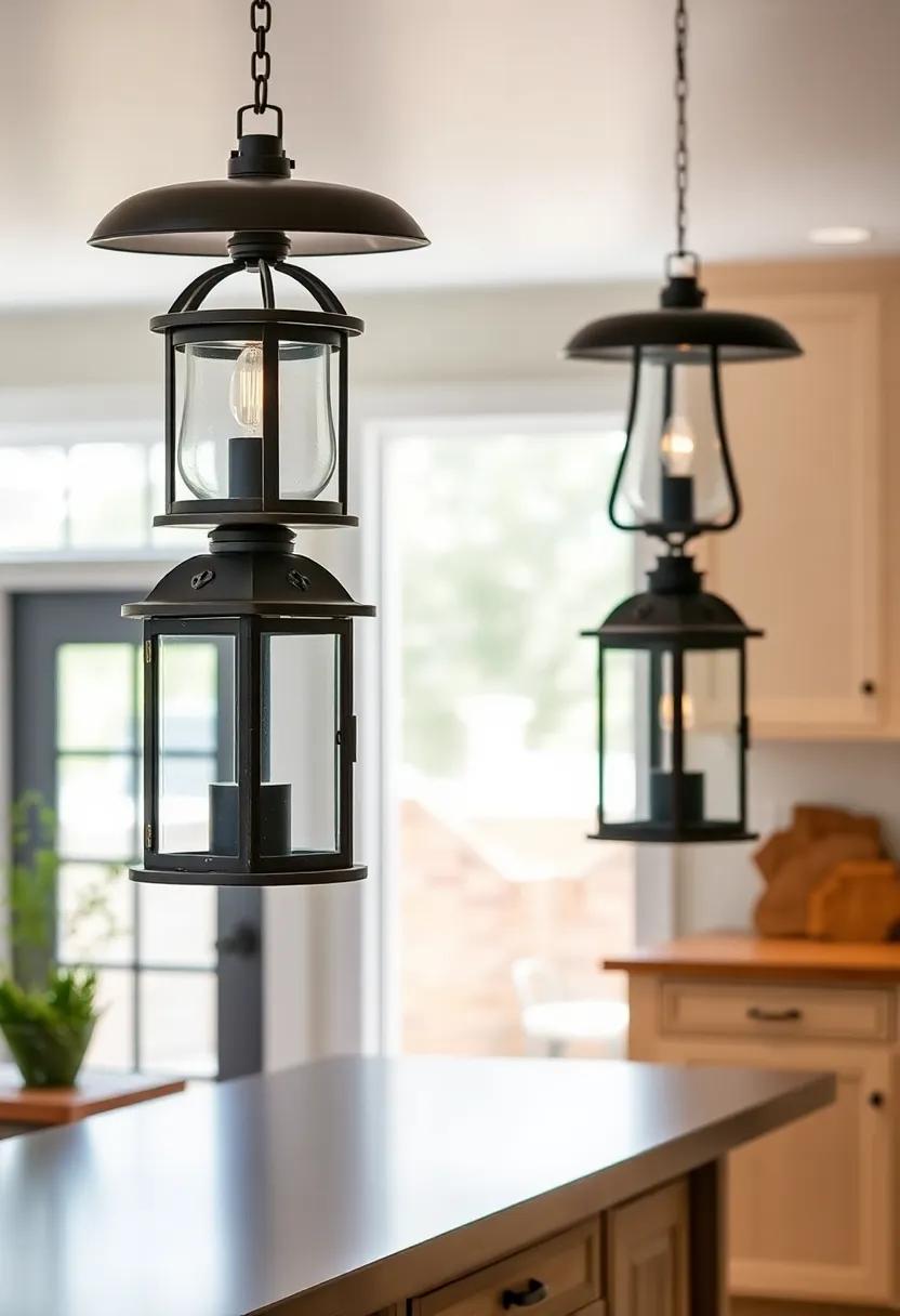 Carriage House Lanterns: Exude ⁢timeless charm with carriage house lanterns, making your kitchen feel warm and welcoming‍ from ‌the moment you step ⁤inside