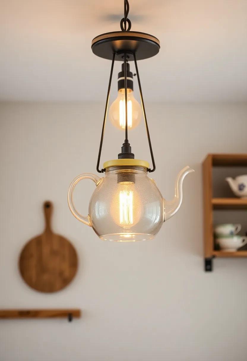 Retro⁢ Teapot Lights: Perfect for quirky ⁤kitchens, these ⁣playful teapot-shaped fixtures⁣ are‍ a whimsical nod to‌ the art of cooking and tea-drinking
