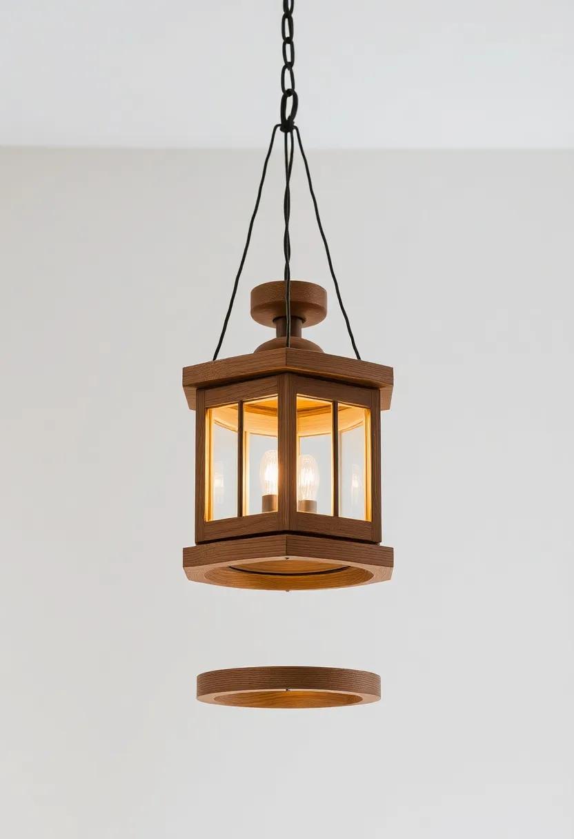 Tiered ​Wood Lanterns: Smarten up​ your space with tiered⁢ wood lanterns that provide⁤ layers of light while enhancing the⁣ rustic charm of your culinary area