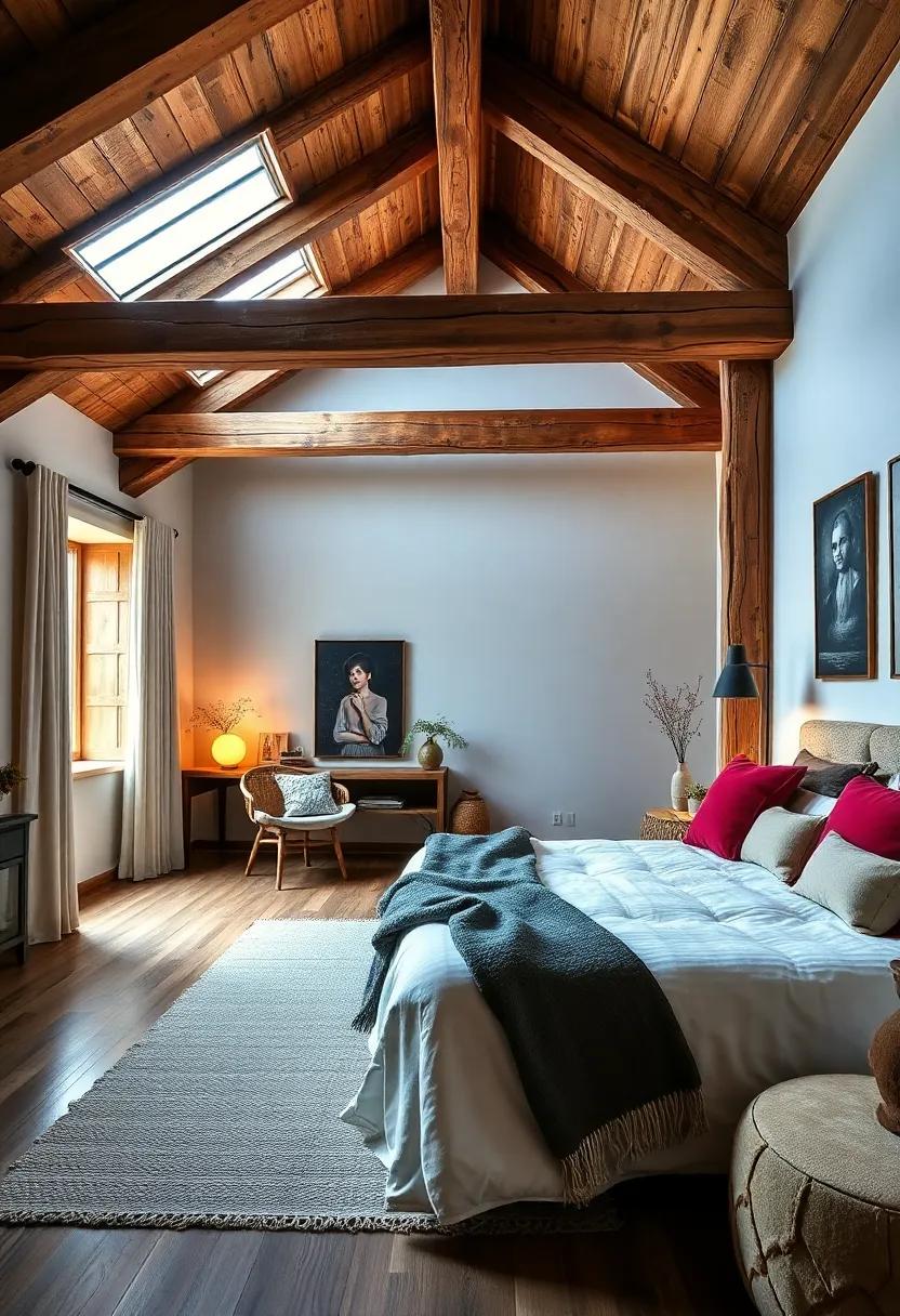 Creating Cozy nooks: Inviting Spaces Beneath Stunning Wooden Beams