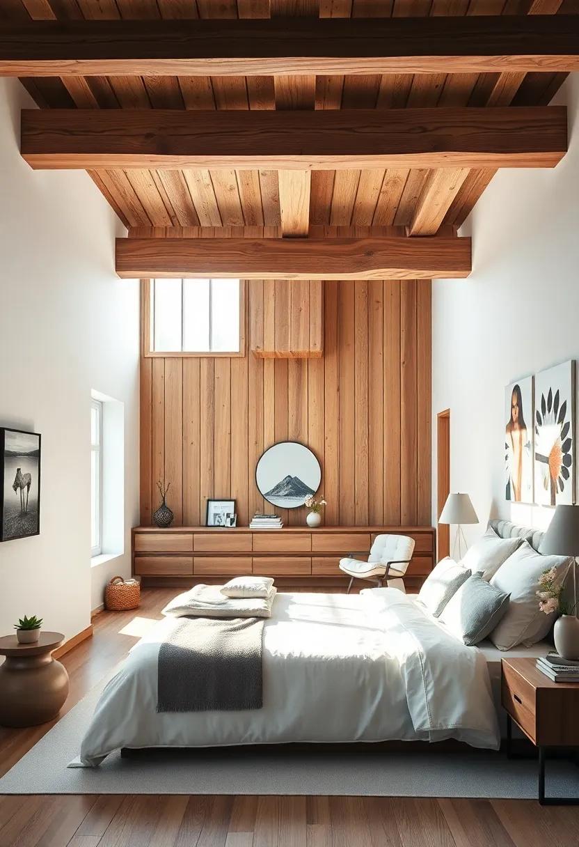 A Retreat into Serenity: Designing ⁢a Peaceful⁢ Environment with Wooden Beams