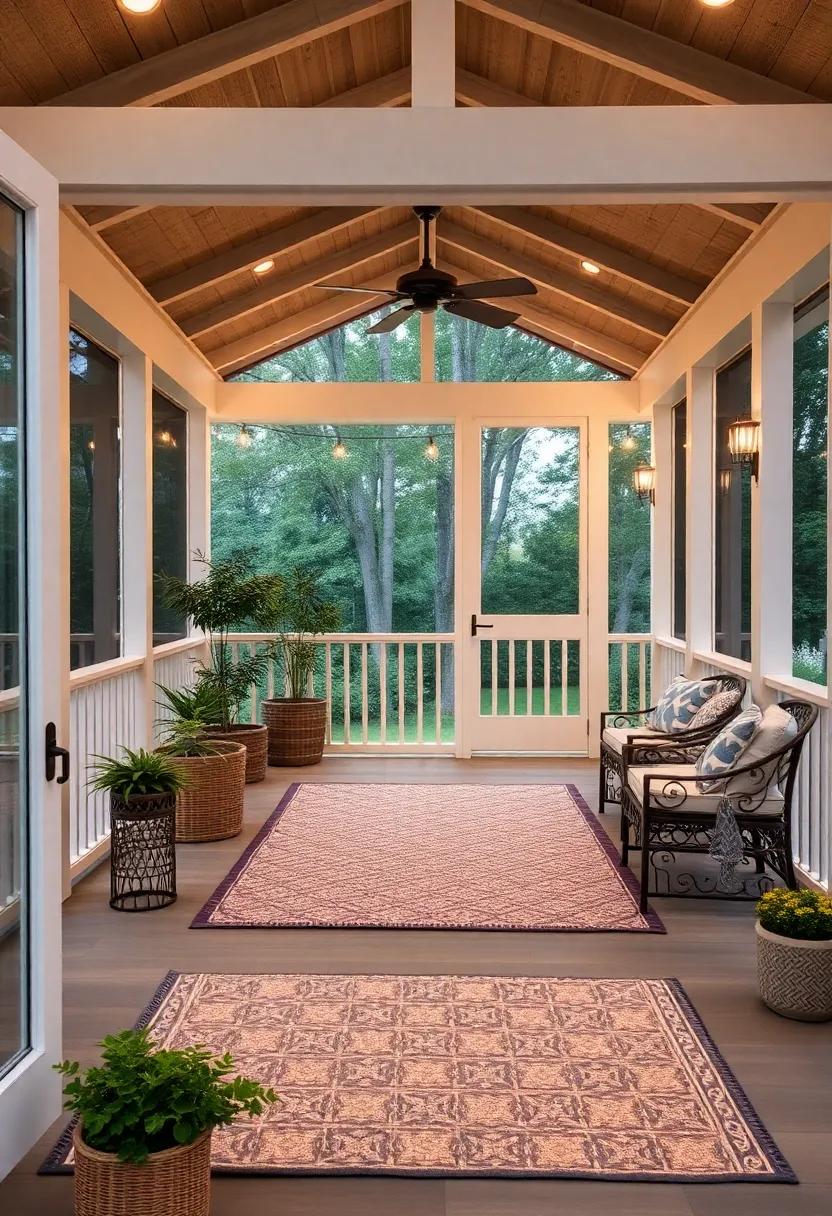 Outdoor Rugs: Defining Spaces ⁣and Enhancing​ Ambiance ‍Beneath Your Lighting