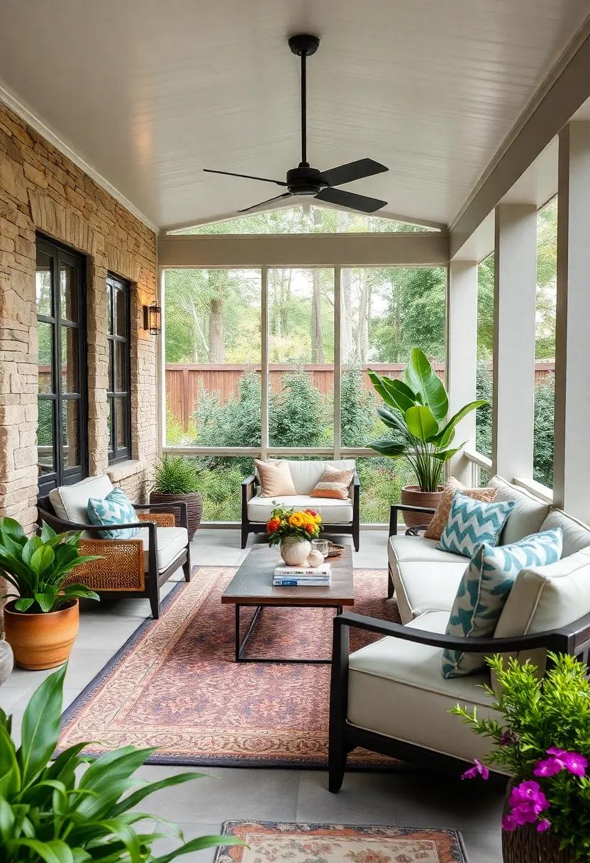Outdoor ⁤Living⁣ Room: Designing ‍a Lounge Space with Functional Rugs