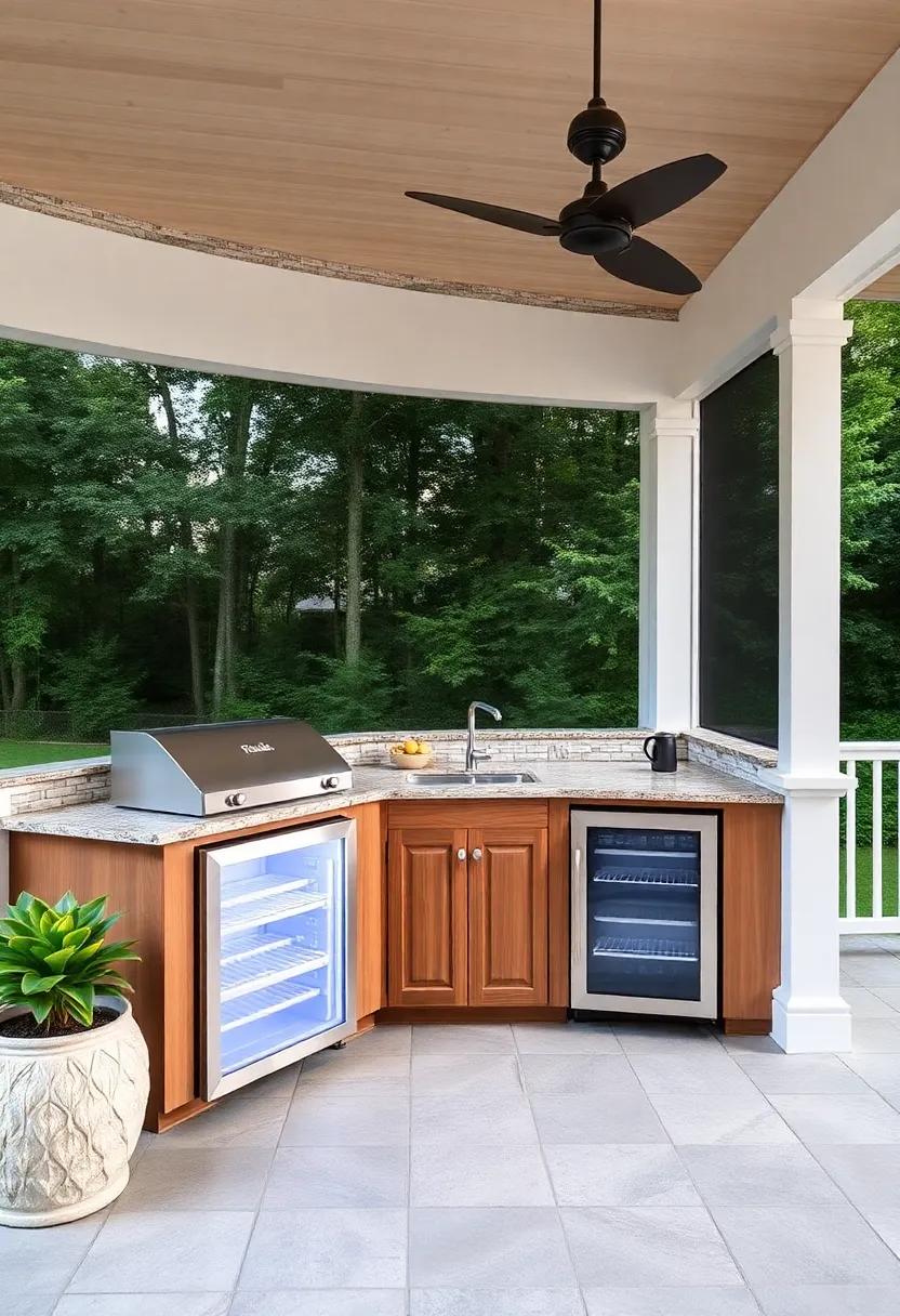 Exploring ​Outdoor Cooking Essentials for Your Screened Porch Kitchen
