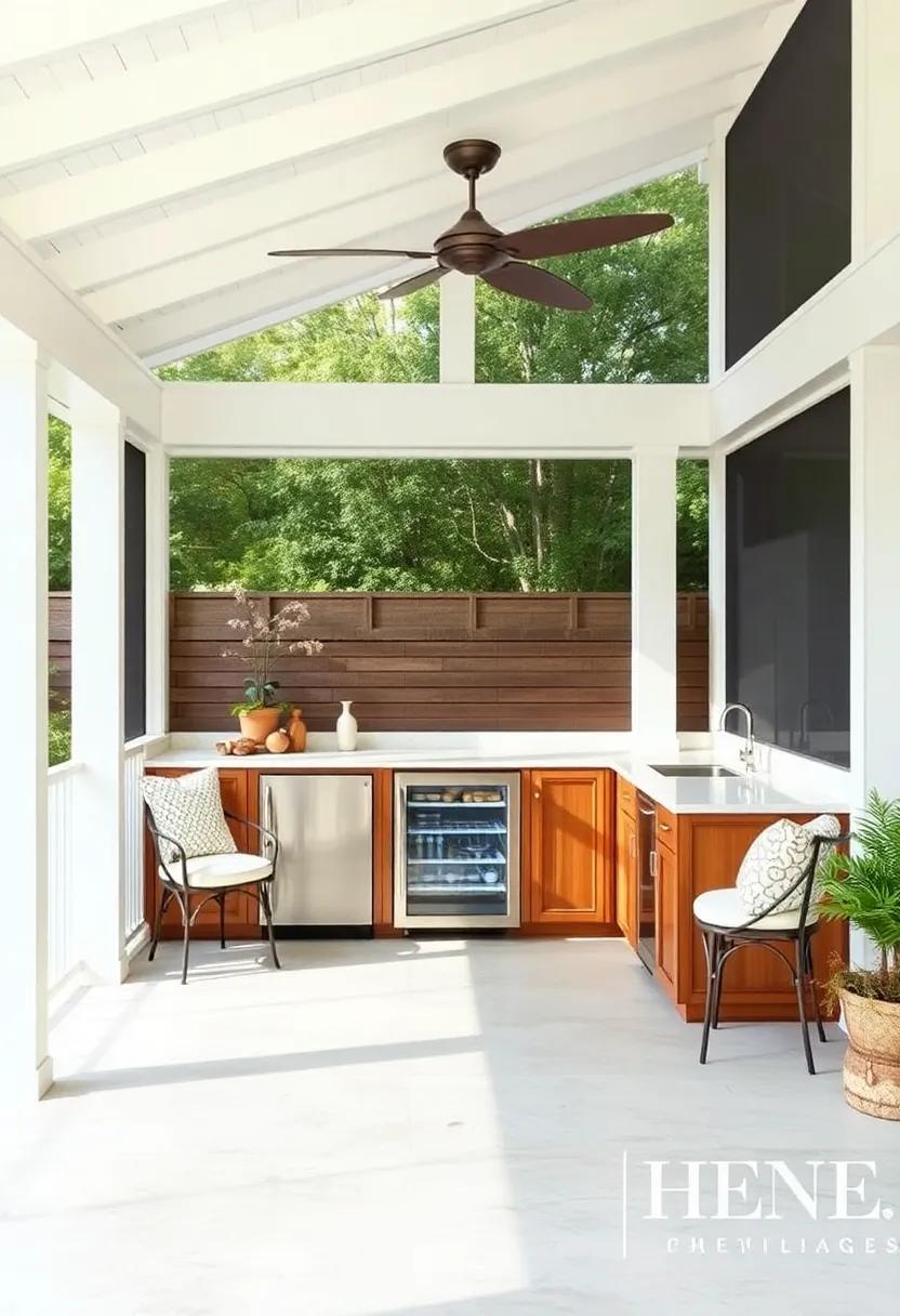 Designing a Cozy Outdoor Retreat with Functional Mini Fridge Spaces