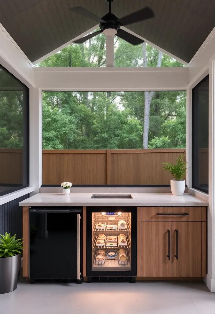 Maximizing Space on ​Your Screened Porch with Sleek Mini⁣ Fridge Designs