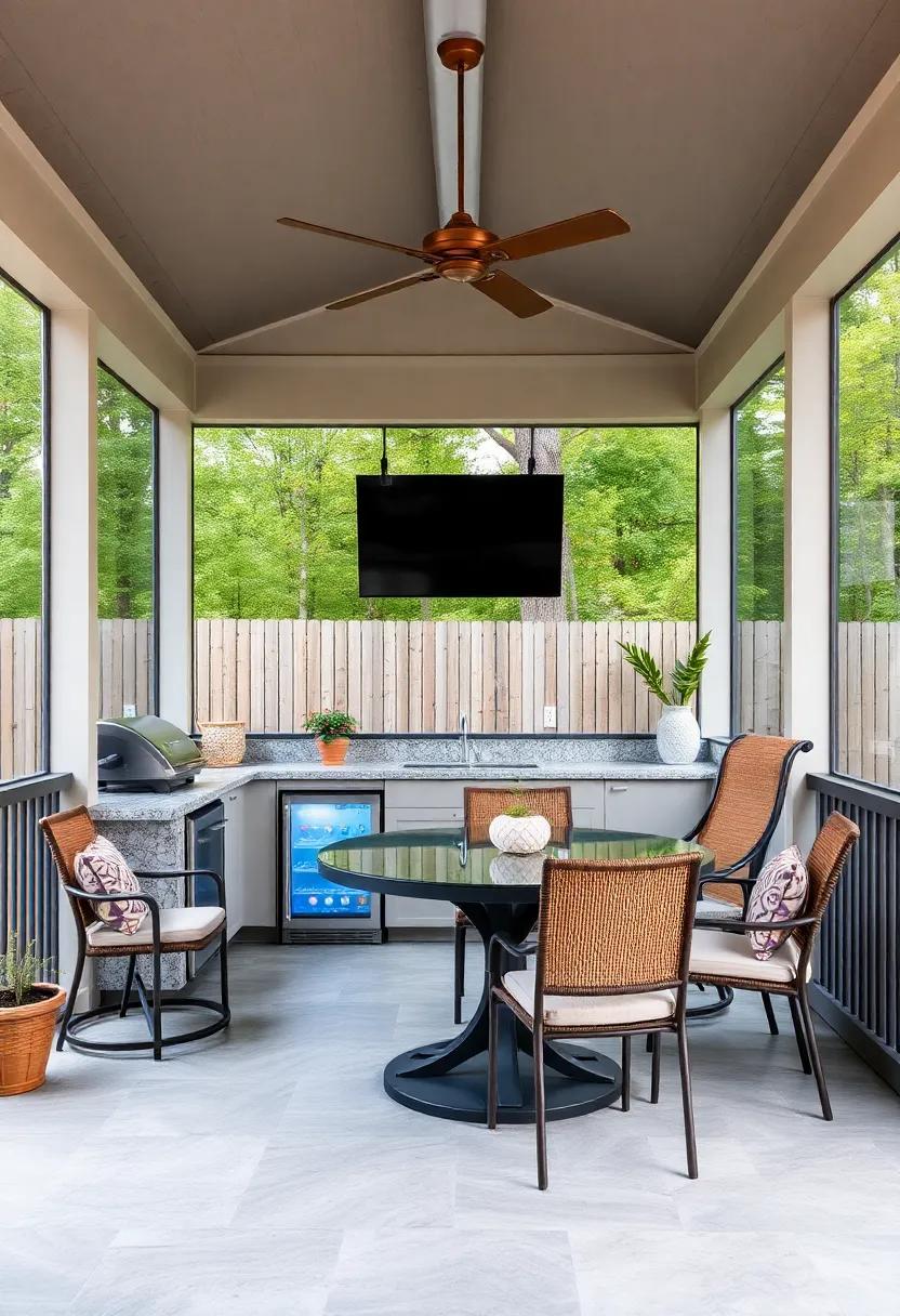 Building a Screened Porch that​ Invites Year-Round Dining Experiences