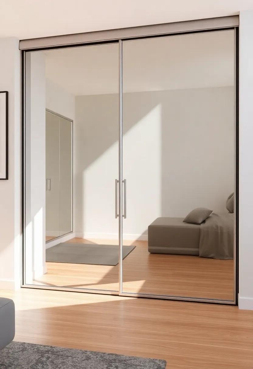 Mirrored Sliding Doors: Enhancing Light and Space in Your Home