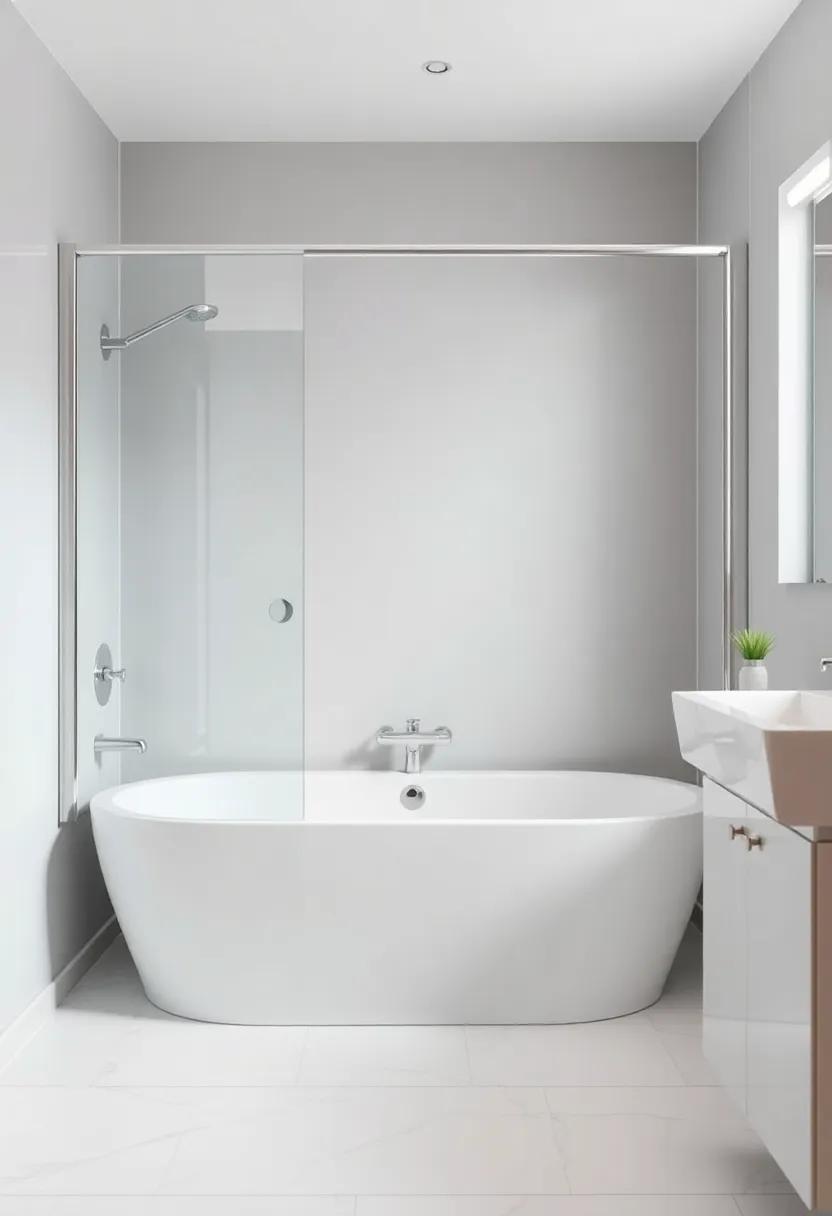 Bathtub alternatives: ‌Consider replacing a full tub ⁤with a‍ compact shower stall to save precious floor space
