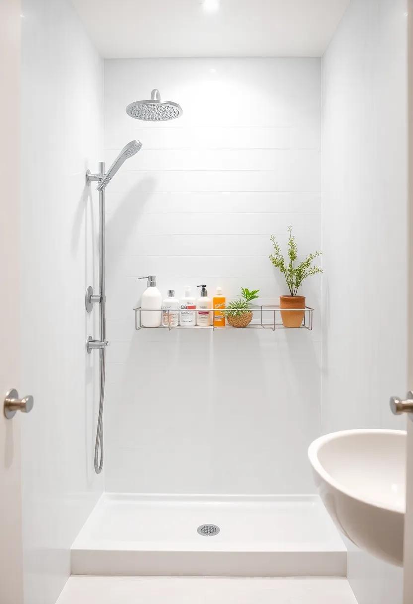 Make‍ Use‌ of the ‍Shower Caddy: Utilize a shower caddy for‌ organization, keeping toiletries at hand while‍ maximizing floor ‌space