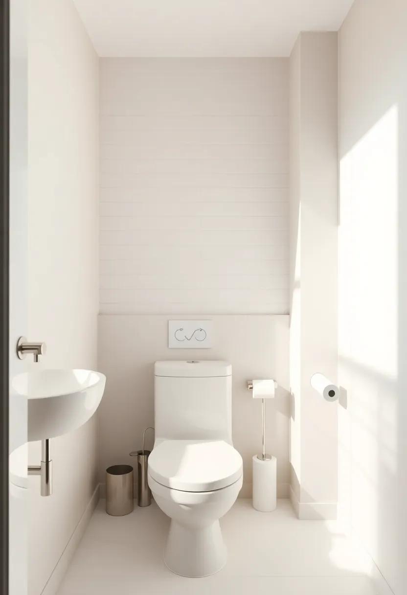 Use Light Colors: Paint⁢ your bathroom in light hues to reflect more light and make the space⁣ feel larger