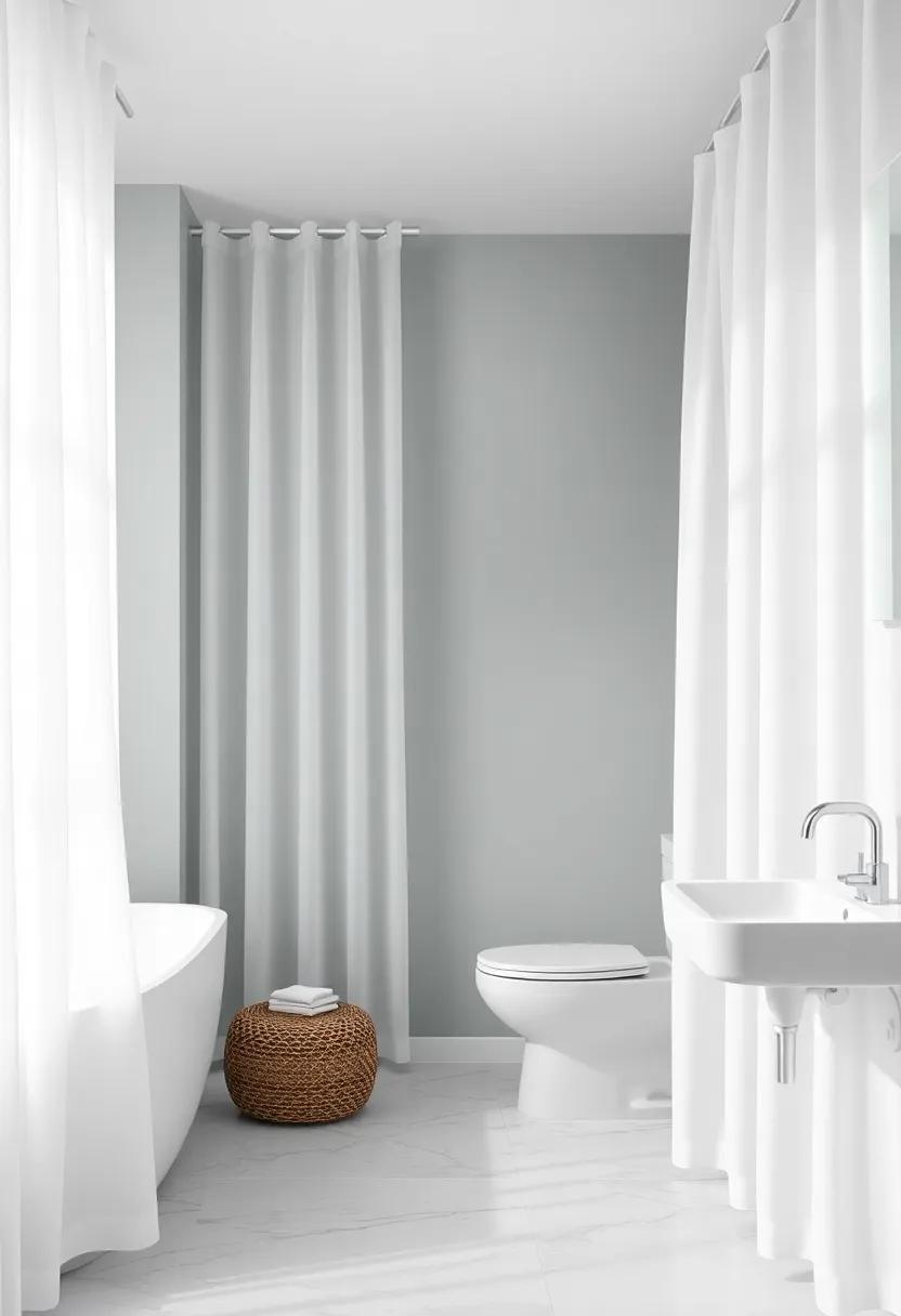 Utilizing curtains ⁤and Screens ⁣for a Cozy, Enclosed Feeling in Small Bathrooms
