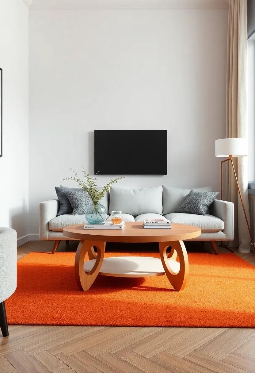 Artistic Flair: Transform ⁤your coffee table⁣ into a statement piece ⁤by choosing one with unique sculptural legs or an‍ eye-catching design