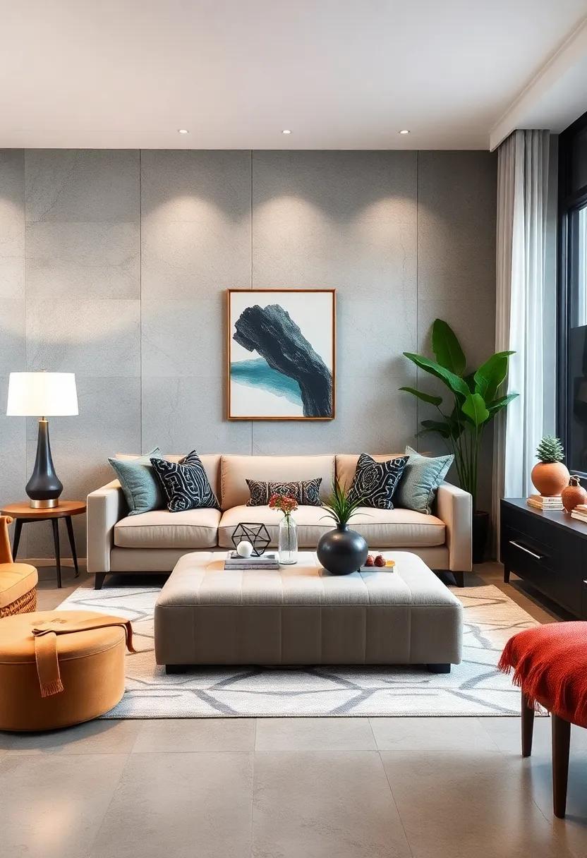 Stylishly functional: Choose an ottoman ​that doubles as a coffee table,‍ providing a chic ⁤surface while hiding blankets and‍ magazines inside
