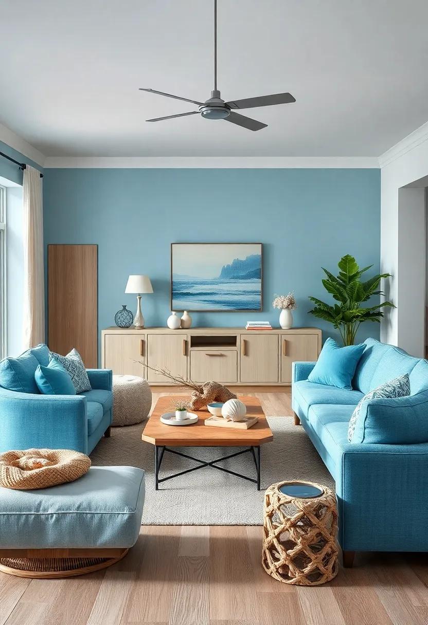 Coastal-Themed Accessories:‍ Incorporate subtle coastal decor, such‍ as shells and driftwood,‍ to evoke the⁢ soothing essence ‌of‌ the ‍sea and complement your soft‌ blue palette