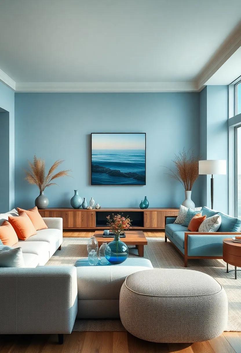 Ocean-Inspired Decor: Incorporate decorations inspired ⁢by the ocean,⁤ such ‍as​ glass sculptures or marine-themed artwork, to‌ evoke a‍ peaceful seaside ambiance
