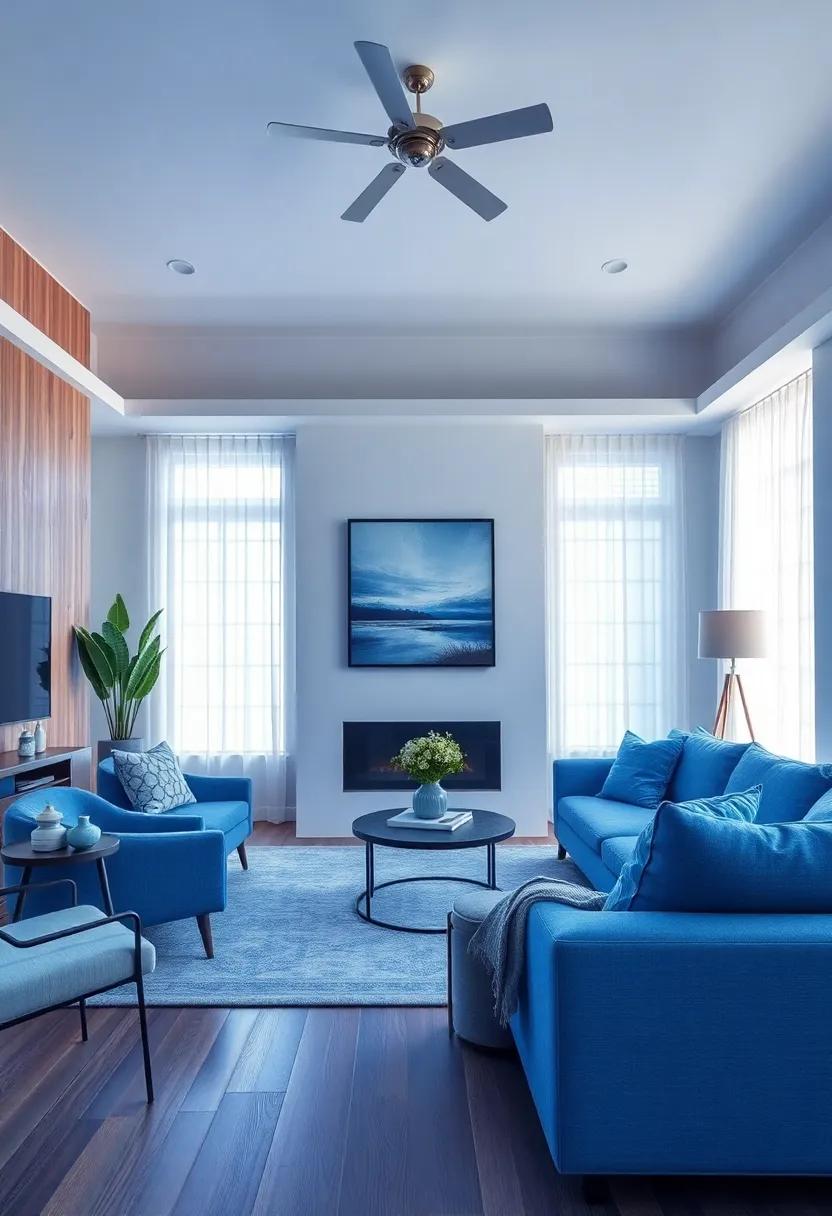 Layered Blue Lighting: ⁣Use ‌layered lighting‍ with dimmable fixtures and ‌soft‍ blue bulbs to ‌create an ⁢easily adjustable mood, perfect for ⁣any ‍hour of the day
