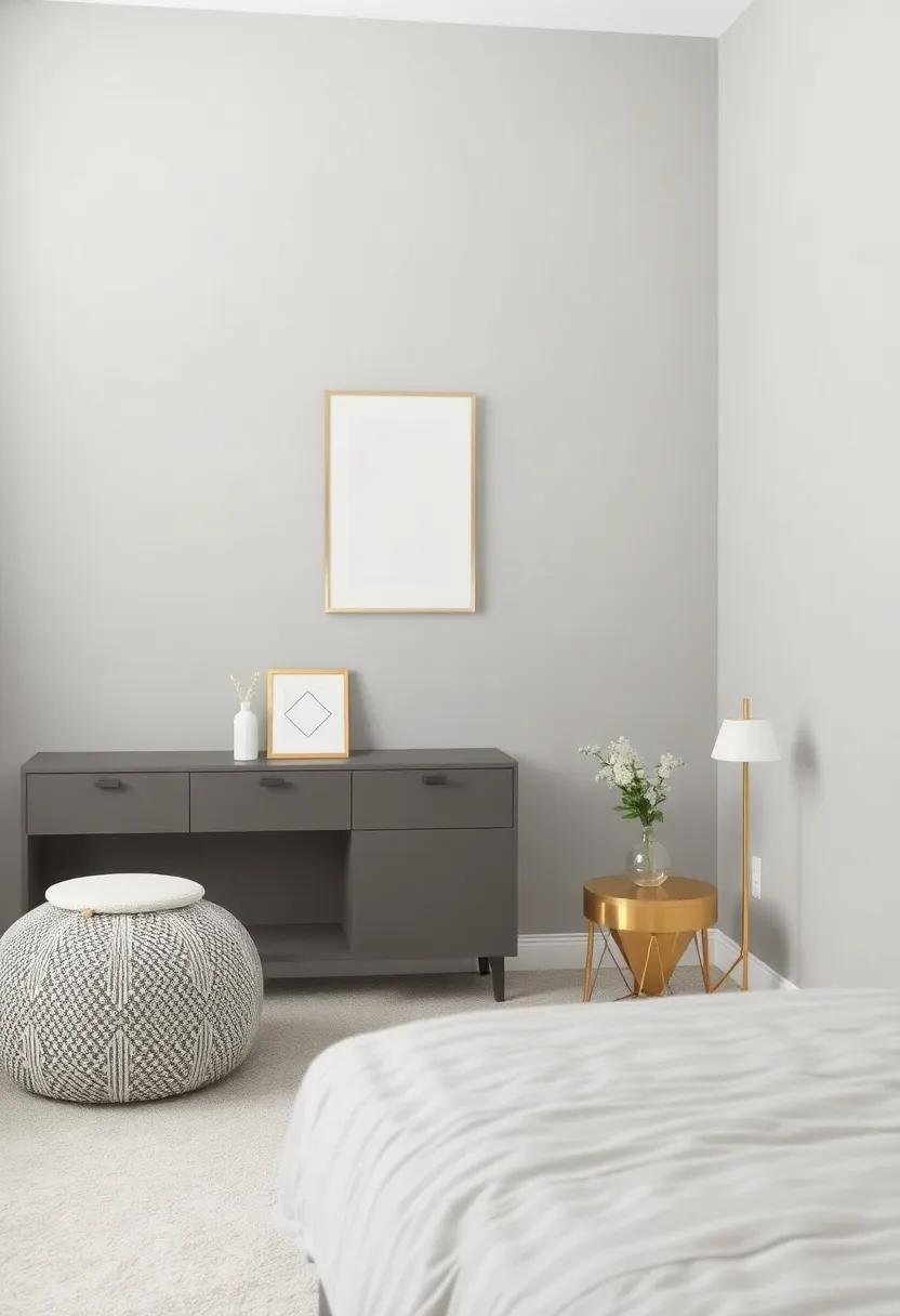 Add Metallic Accents: Incorporate subtle gold⁣ or silver details through light fixtures or decorative items‌ for ⁣a ​touch of elegance that complements the grey