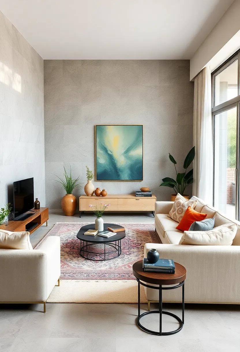 establishing a focal Point ‌with Statement‌ Upcycled Pieces