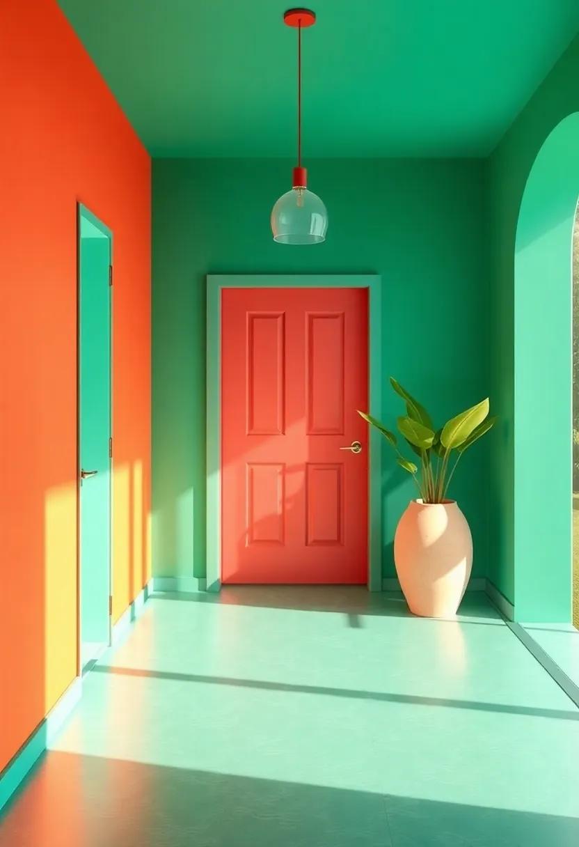 Bringing Vibrant Colors to Your Entryway with​ Tropical-Inspired Palettes